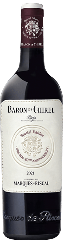 Marqués de Riscal Baron de Chirel – 40th Anniversary Special Edition Rot 2021 75cl