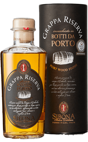 Distillerie Sibona Grappa Riserva Botti da Porto Non millésime 50cl