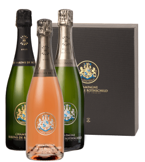 Barons de Rothschild Coffret découverte Champagne Brut, Rosé & Blanc Coffret Non millésime 225cl