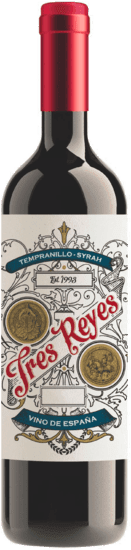 Bodega de los Reyes Tres Reyes - Tempranillo - Syrah Rouges 2020 75cl