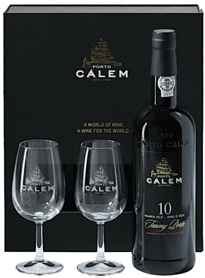 Porto Càlem Coffret Calém 10 ans tawny a/verres Tawny 75cl