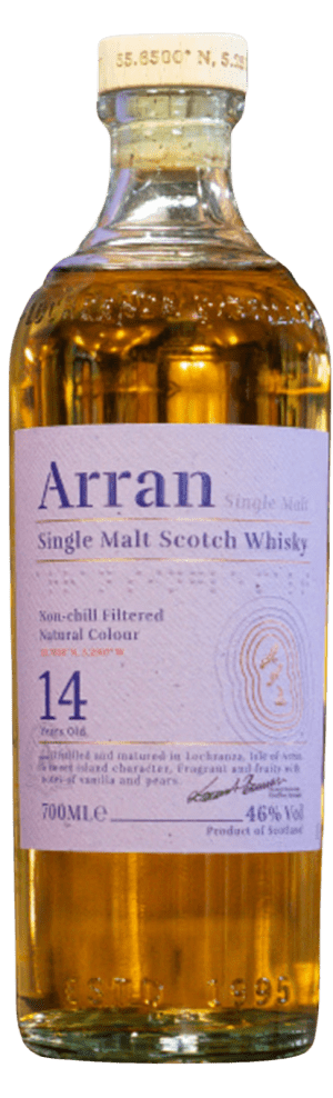 Lochranza Distillery Whisky Arran Single Malt 14 Ans 70cl