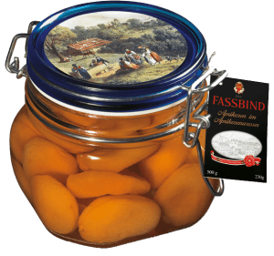 Fassbind Apricot jars in brandy 50cl