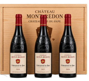 Château Mont Redon Coffret Vertical Châteauneuf-du-Pape - 2010-2015-2020 - 3 x75cl Red 225cl