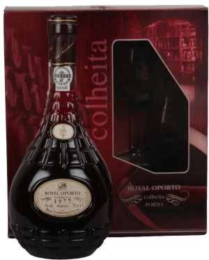 Real Companhia Velha Coffret avec verre Colheita Colheita 2016 75cl