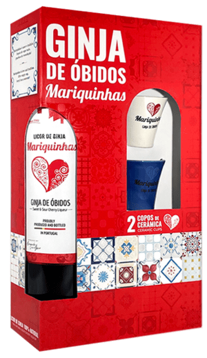 Ginja Mariquinhas Ginja Tradição Mariquinhas + 2 ceramic glass 50cl