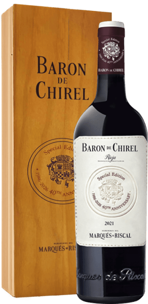Marqués de Riscal Baron de Chirel – 40th Anniversary Special Edition Rot 2021 150cl