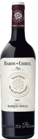  Marqués de Riscal Baron de Chirel – 40th Anniversary Special Edition Rot 2021 75cl
