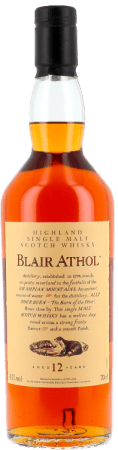 Distillerie Flora & Fauna de Diageo Whisky Blair Athol 12 ans Non millésime 70cl
