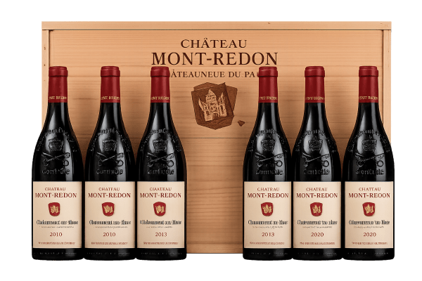  Château Mont Redon Coffret Vertical Châteauneuf-du-Pape - 2010-2015-2020 - 6x75cl 450cl