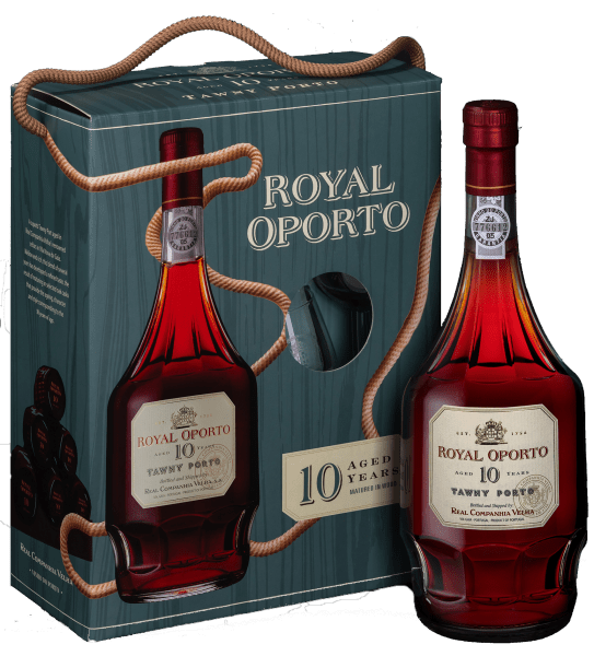  Real Companhia Velha Porto Royal Oporto 10 ans Tawny + verres Tawny 75cl